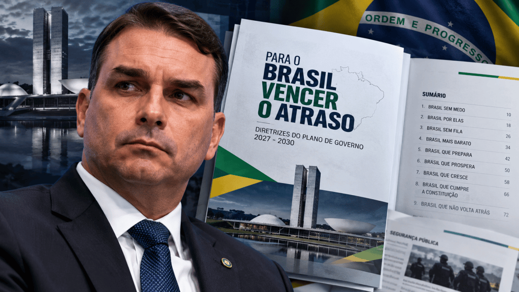 TREVA, Tesouraço e R$ 900 bilhões: o que Flávio Bolsonaro propõe para o Brasil até 2030